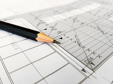 铅笔,计划,交叉,预算