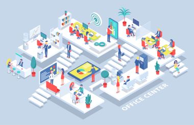 代表 代表處,人們提供客戶支持。